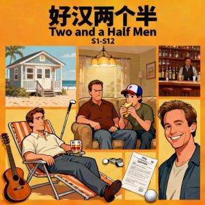 好汉两个半 Two and a Half Men S1-S12美剧全集下载中英双语字幕 - 百度网盘资源下载-泡泡美剧