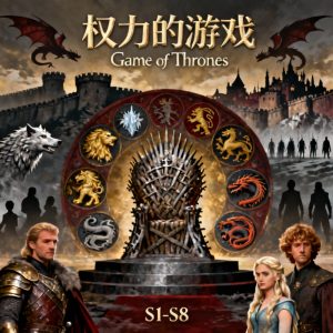 权力的游戏 Game of Thrones S1-S8美剧全集下载中英双语字幕 - 百度网盘资源下载-泡泡美剧