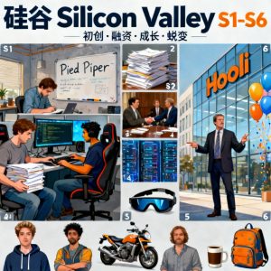 硅谷 Silicon Valley S1-S6美剧全集下载中英双语字幕 – 百度网盘资源下载-泡泡美剧